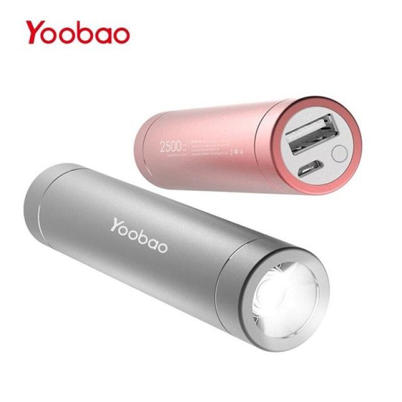 Giá Pin Sạc Dự Phòng 2500 - 3000mAh có đèn pin YOOBAO LED TOO - Hãng phân phối chính thức