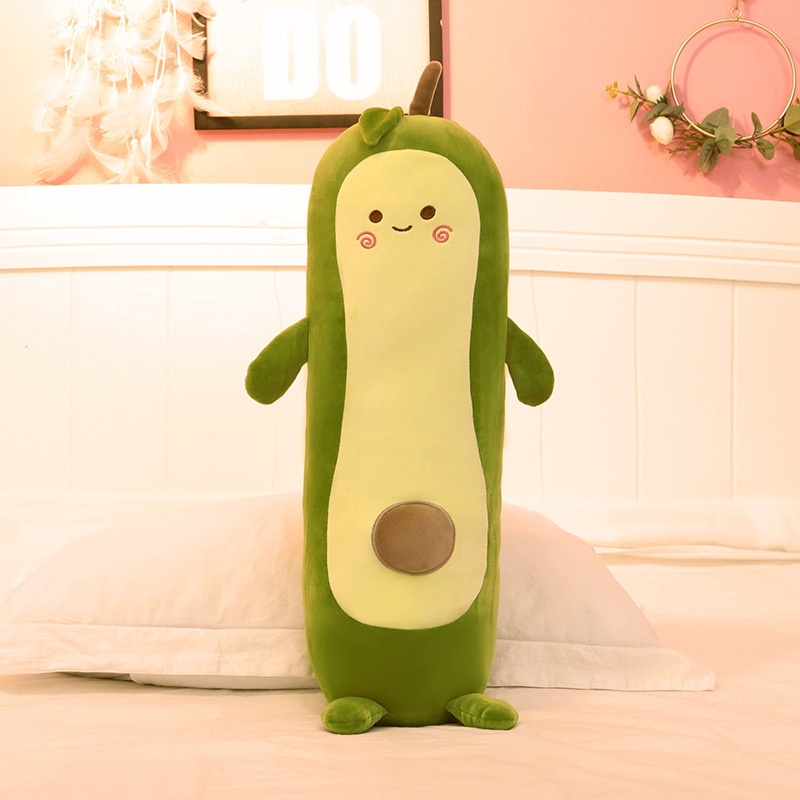 [HCM]Gấu bông hình trái bơ tròn (40cm) / dài (55cm) Xanh