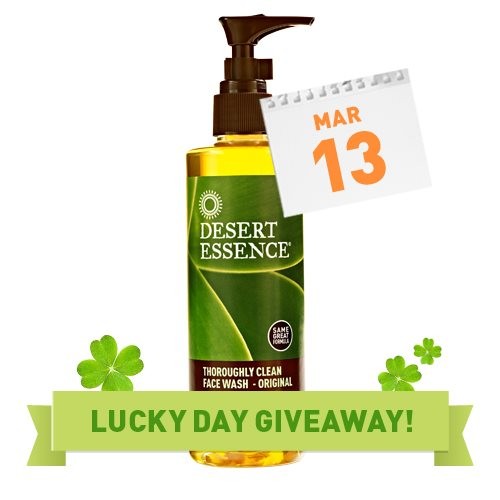 Sữa rửa mặt cho da dầu mụn desert essence thoroughly clean face wash with organic tea tree oil 250ml - 5947