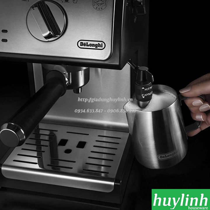 [Trả góp 0%]Máy pha cà phê Delonghi ECP35.31 - 1100W - 15 bar