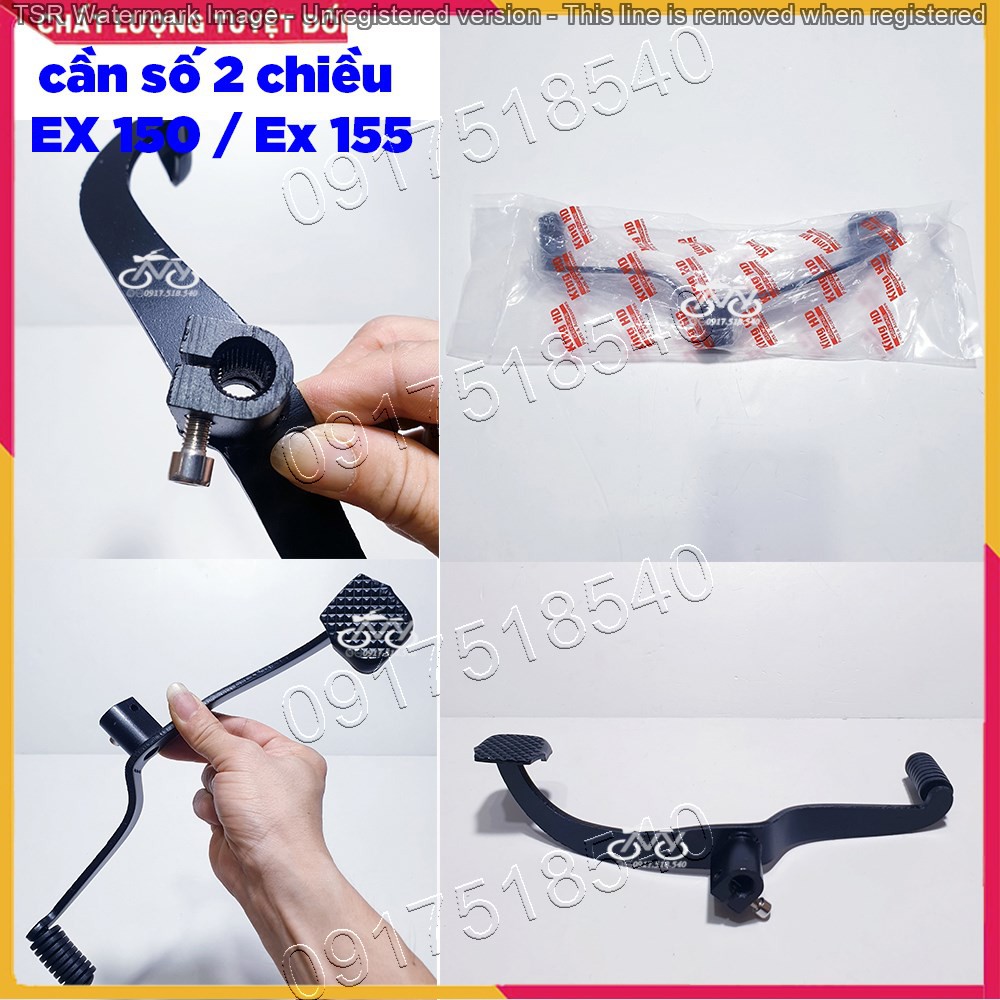 Cần Số 2 Chiều Độ Exciter 150/155 VVA/135 – Inox Xi Titan 7 Màu, Sơn Đen, Xi Trắng Cao Cấp