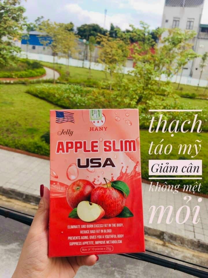 Thạch Táo Giảm Cân APPLE SLIM USA _ Giảm Cân An Toàn Hiệu Quả Cao
