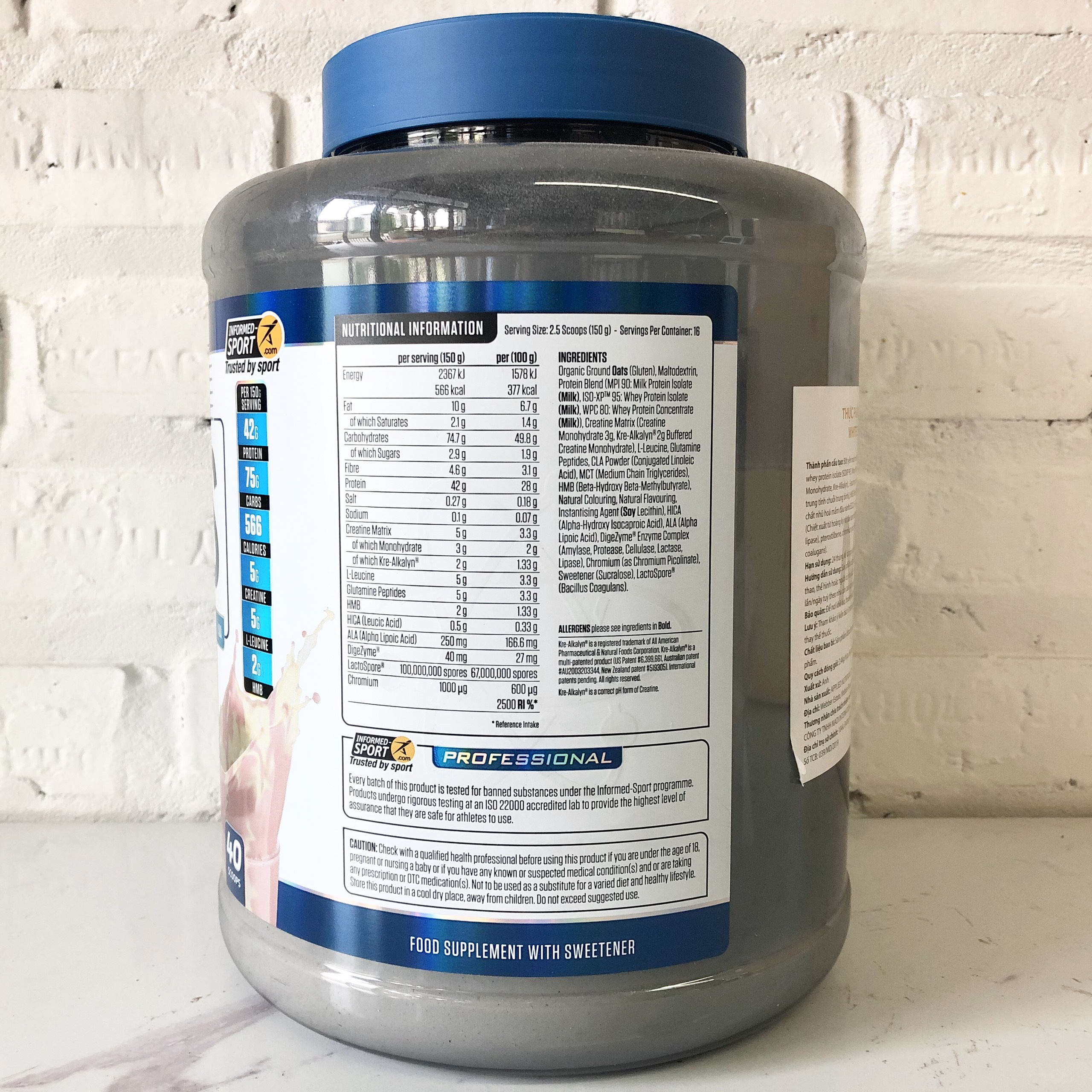 Sữa tăng cân Critical Mass 2,4kg [TẶNG BÌNH LẮC]