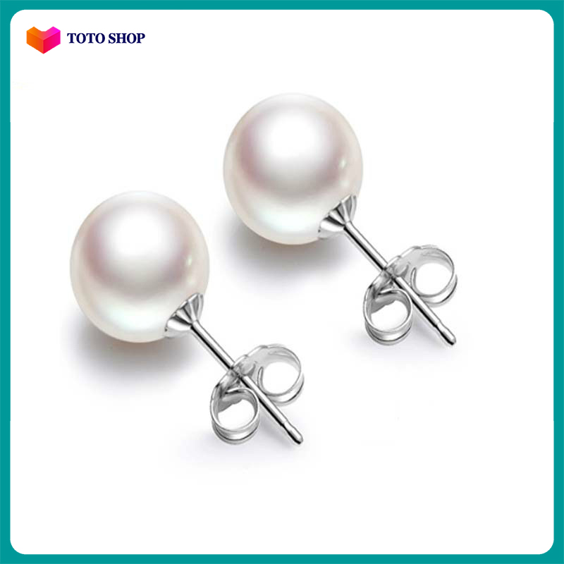 Bông tai bạc S925 nhỏ xinh xắn đáng yêu phong cách Hàn Quốc siêu dễ thương BSTKNu -