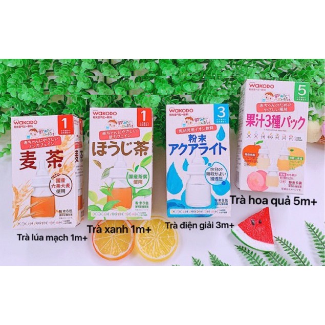 Trà Wakodo Vị Lúa Mạch 1m+