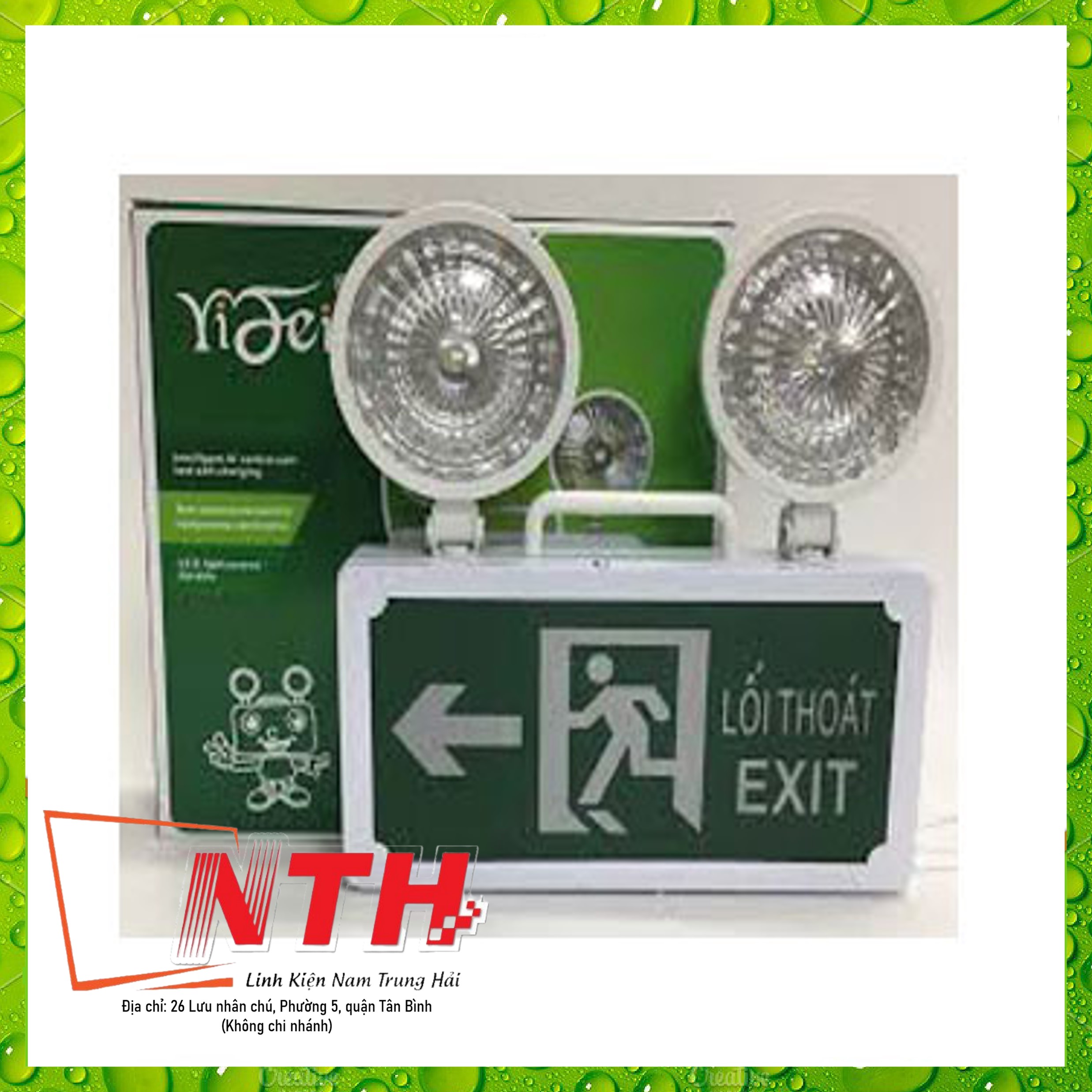 ĐÈN SỰ CỐ( RẼ PHẢI - RẺ TRÁI )KẾT HỢP EXIT LED - KHẨN CẤP EMERGENCY - THOÁT HIỂM