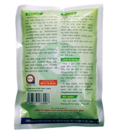 Chế phẩm vi sinh EMZEO Dùng ủ rác hữu cơ (Vườn Sài Gòn - Vuon Sai Gon)