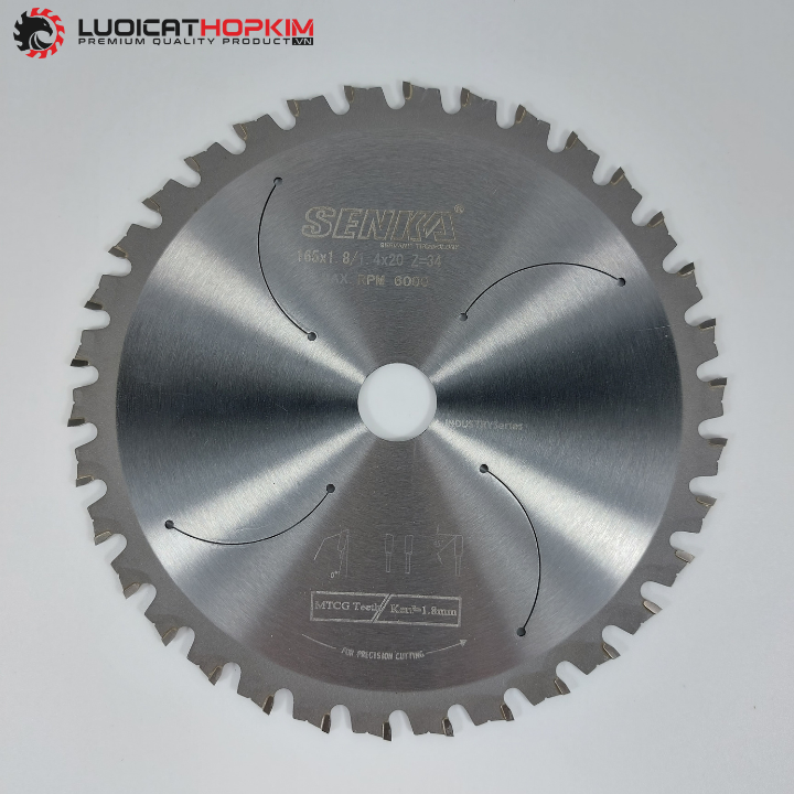 Lưỡi cưa sắt hợp kim 165mm SENKA