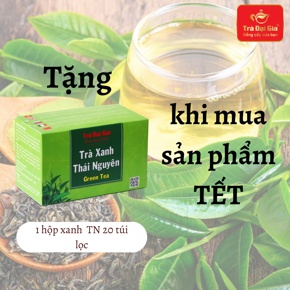 (Hàng tặng không bán) Trà xanh túi lọc - Trà Đại Gia