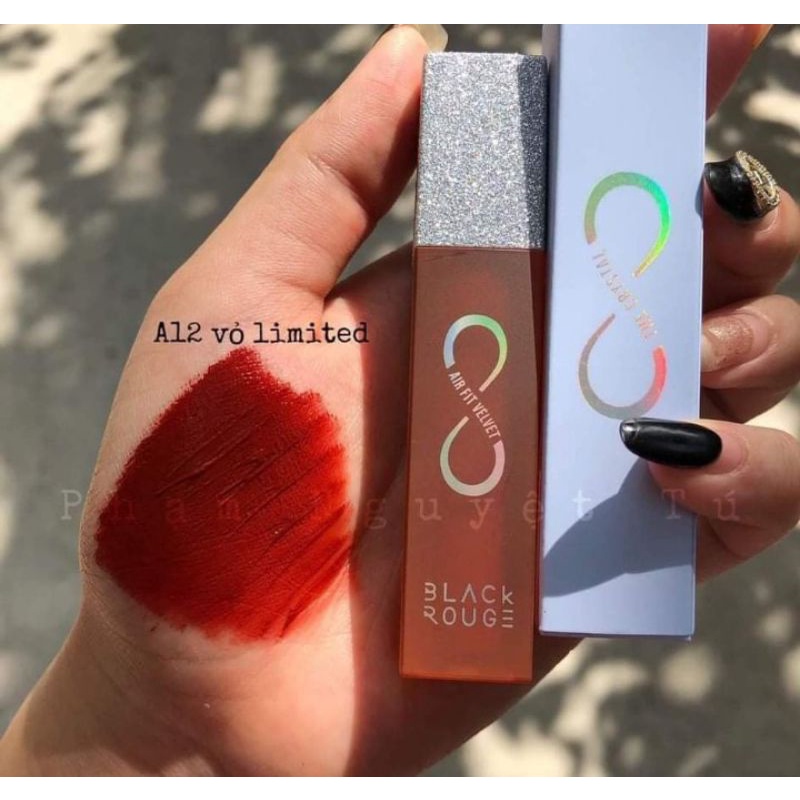 Son Kem Lì Black Rouge A12 version8 - vỏ limited