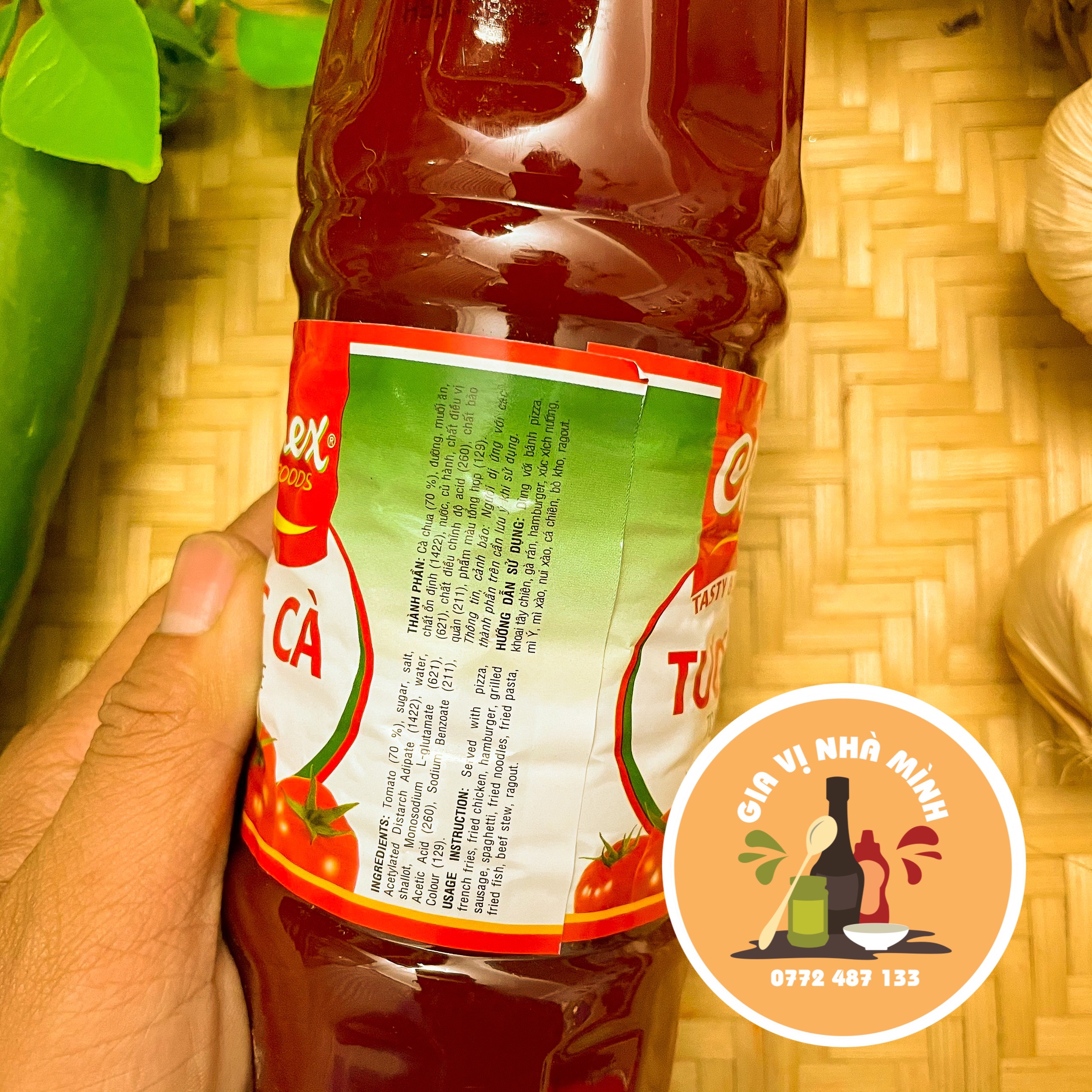 TƯƠNG CÀ CHOLIMEX CHAI TRỌNG LƯỢNG 830GR