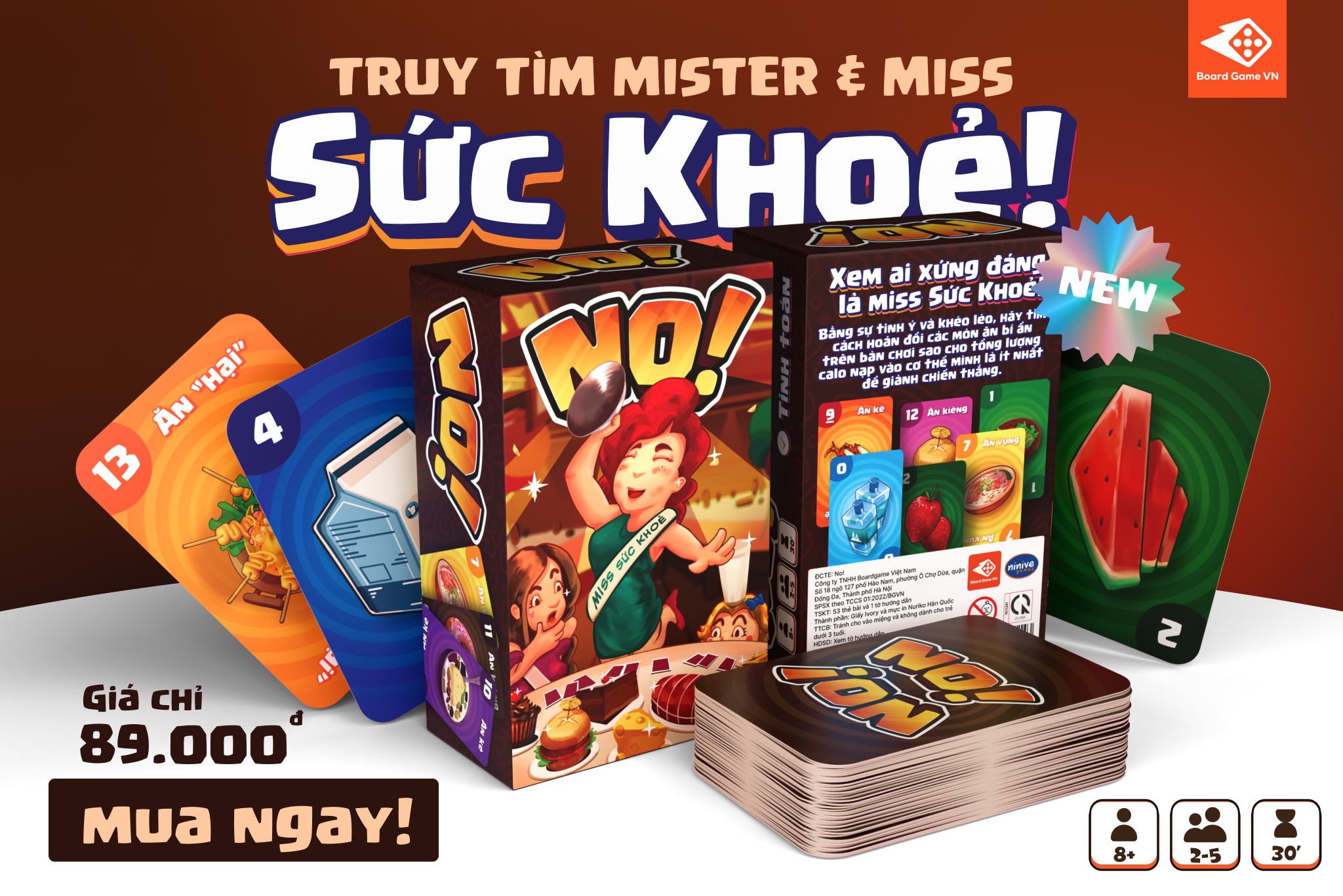 Đồ Chơi Sáng Tạo Board Game VN - No!