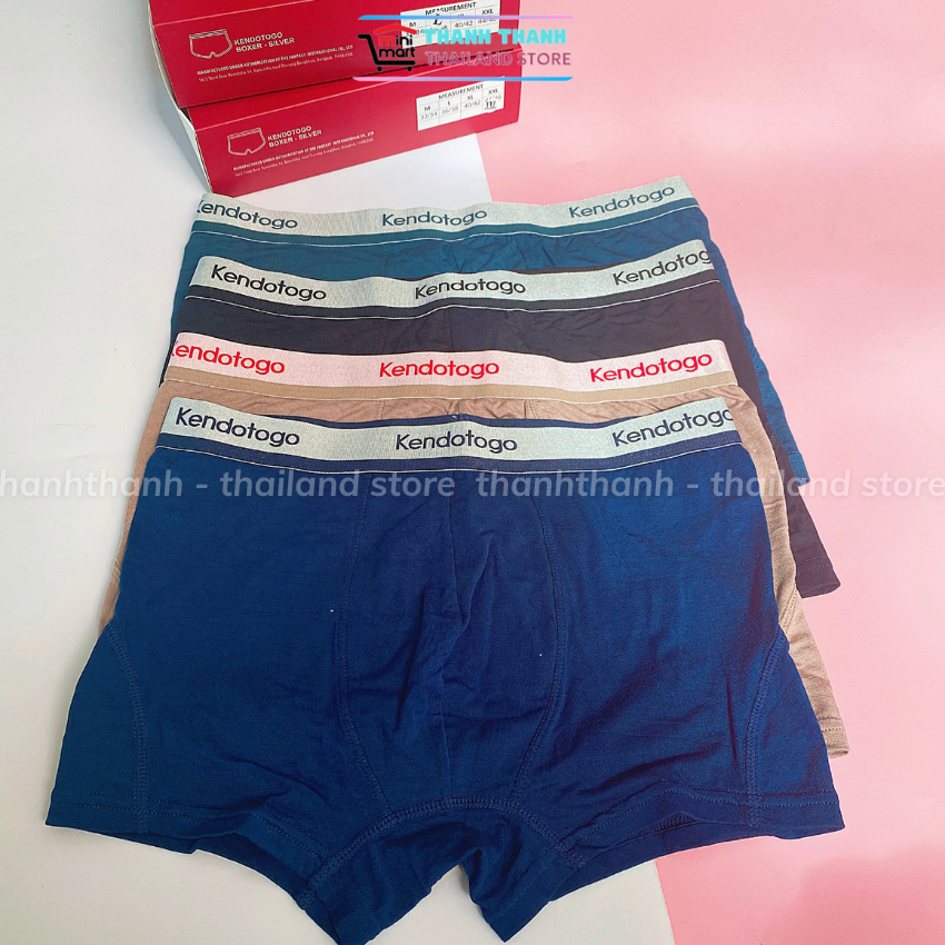 Quần Sịp Nam Kendo Silver Thái Lan, Chất coton mềm, co giản 4 chiều