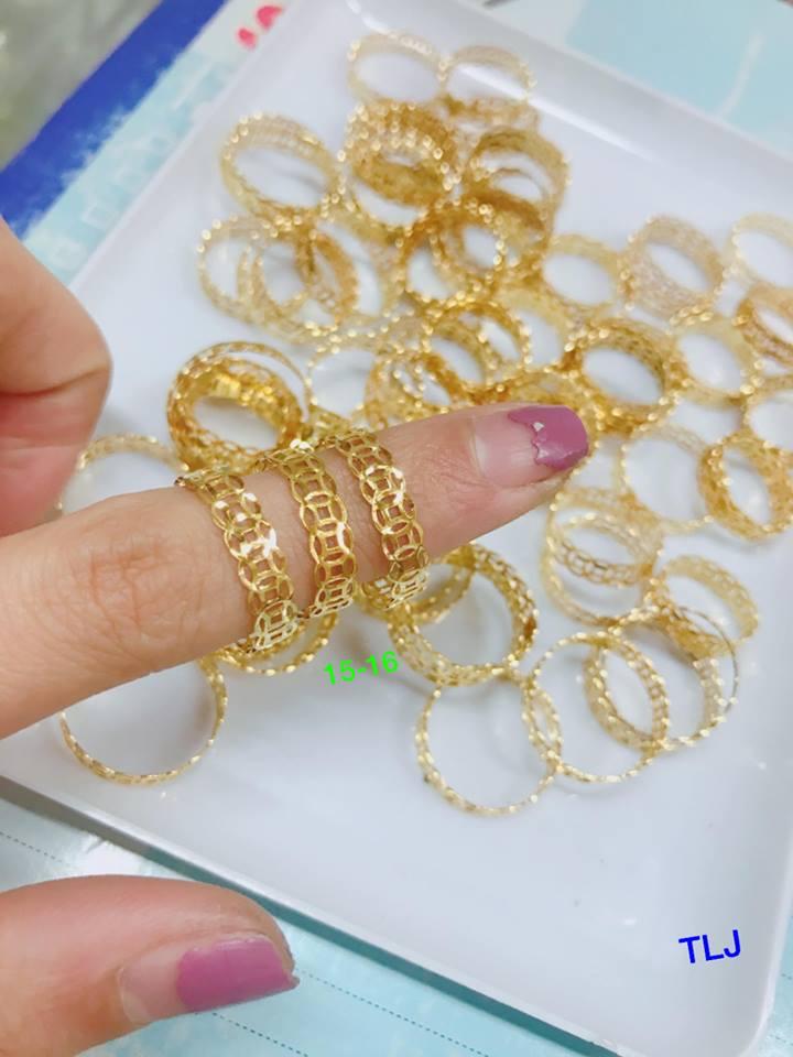 Nhẫn kim tiền vàng 10k