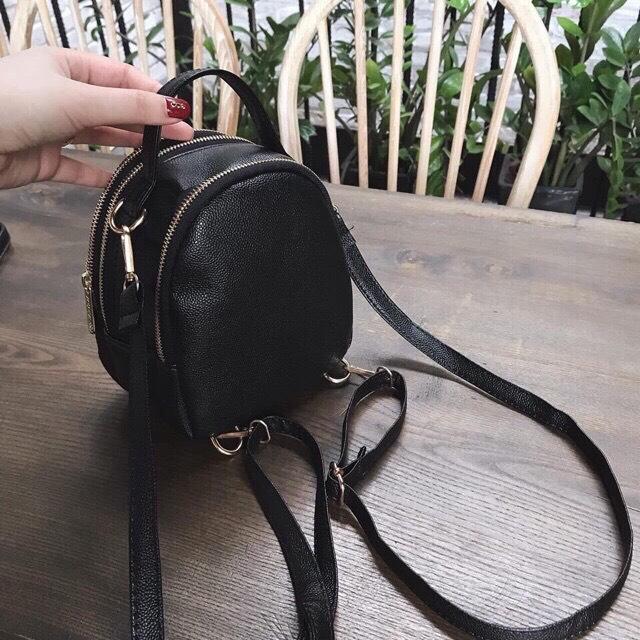 [HCM]Balo ong mini ba ngăn thời trang
