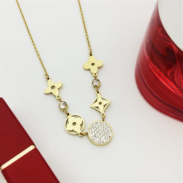 Vòng Cổ Nữ Titan Thời Trang Korea Trend Cập Nhật Các Mẫu Hot Nhất Hiện Nay Vintage Crystal Pendant Choker Circl Clavicle Chain Necklace Women Jewelry Accessories