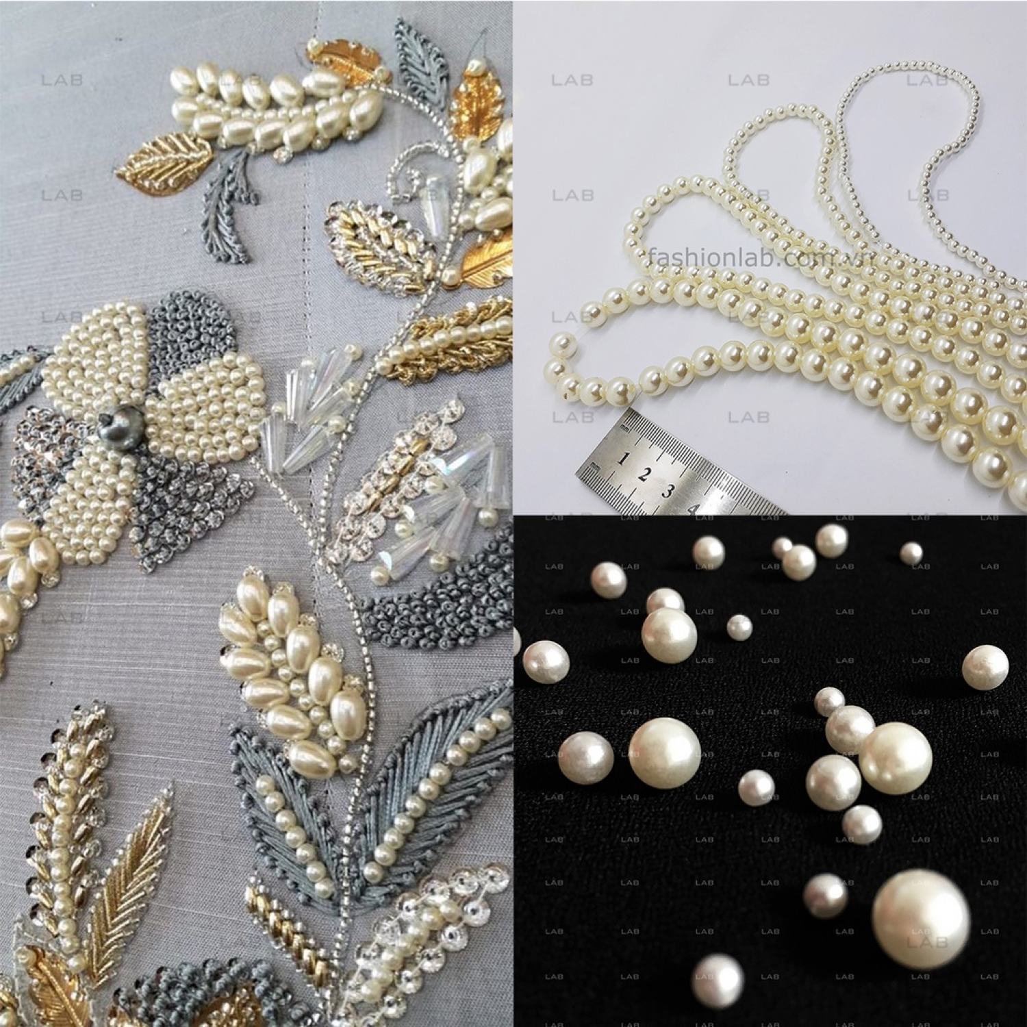 Hạt giả trai có lỗ loại đẹp (chuỗi)