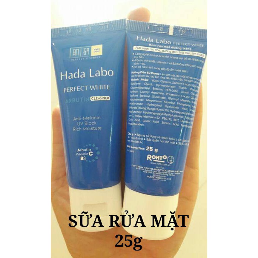 Sữa rửa mặt Dưỡng trắng da 25g