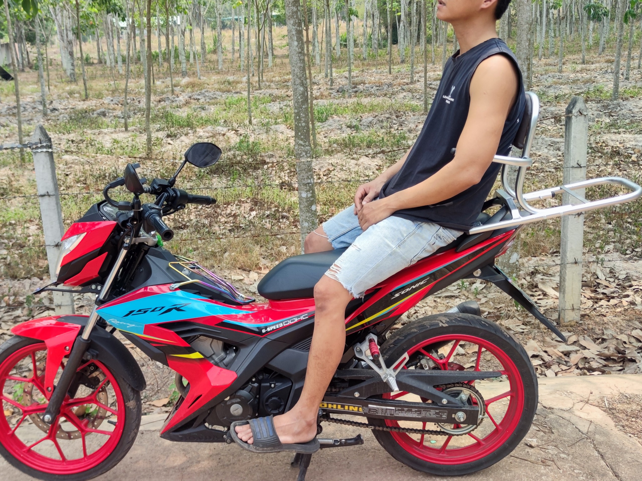 ( tặng lót tay) baga phượt cho xe SONIC