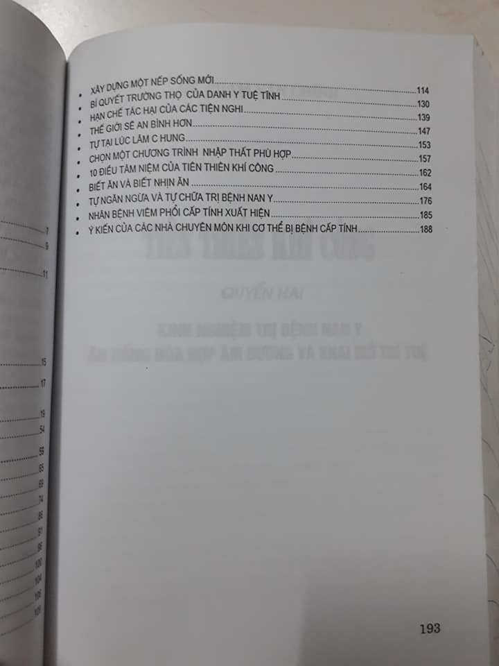 Sách Tiên Thiên Khí Công Toàn Tập