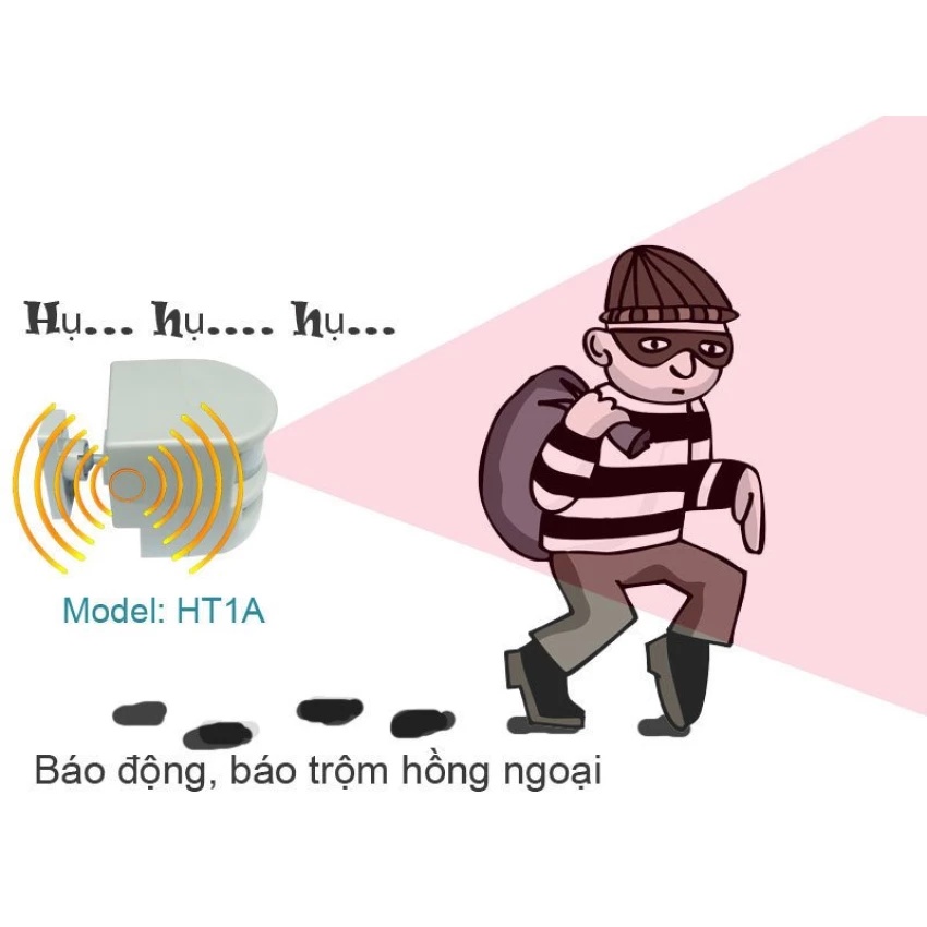 Máy báo trộm hồng ngoại HT1A