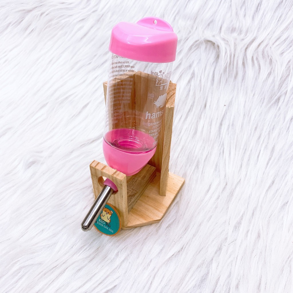 [Hoàn tiền 10%]Đế bình nước gỗ cho Hamster (ko kèm bình)