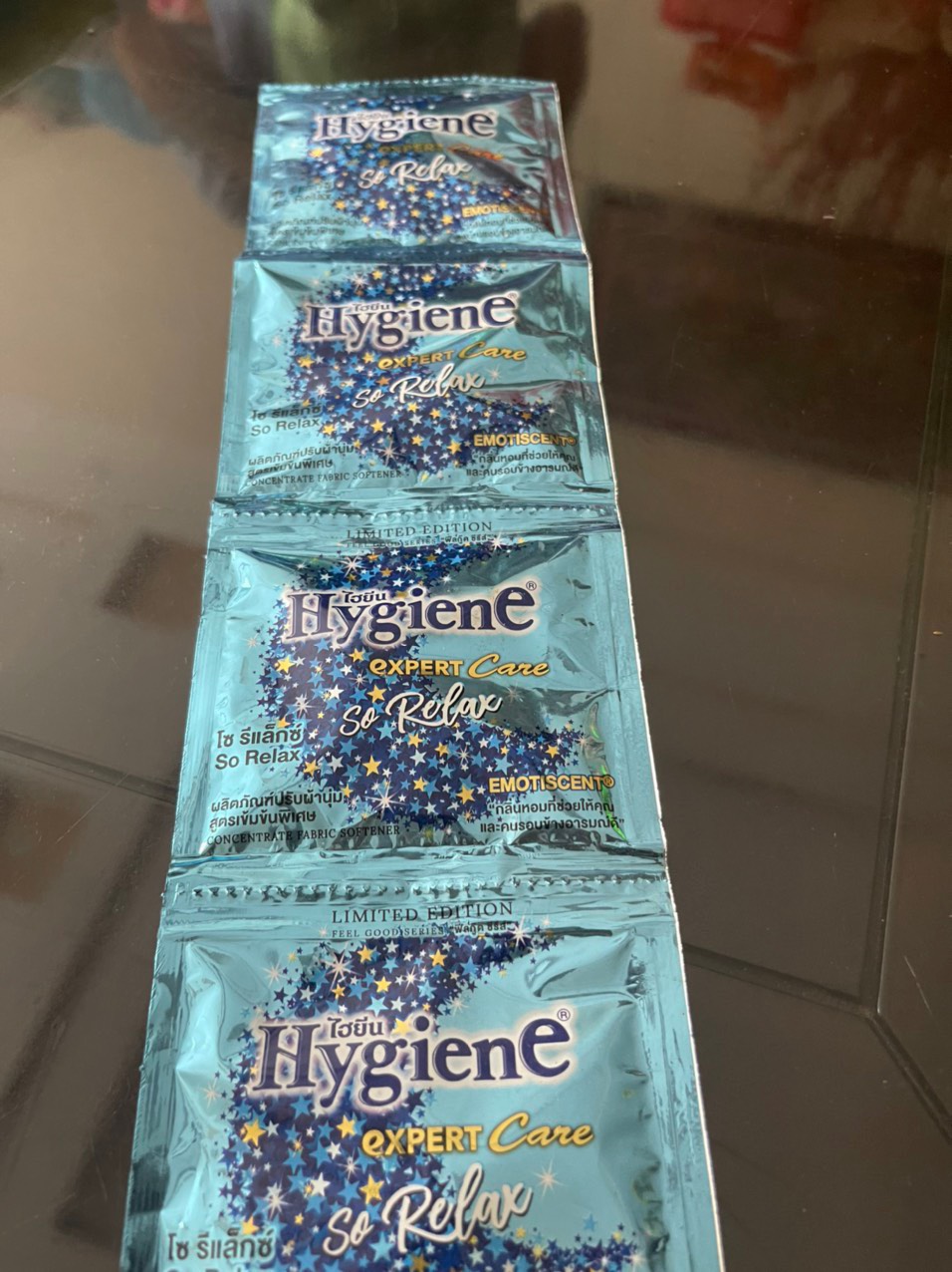 (SGT) Nước xã vải HYGIENE đậm đặc gói 20 ml- Dây 12 gói ( Thái lan)