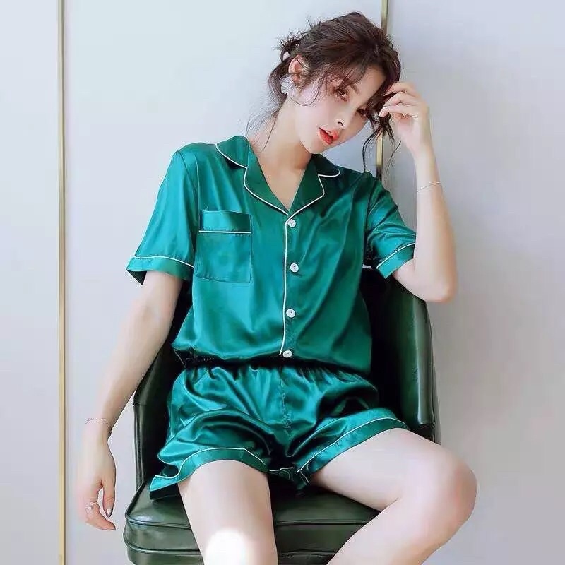 🌸2️⃣ [QUÀ TẶNG] [BIGSIZE] [FREESHIP] Bộ lụa pyjama mặc nhà mềm mịn mát