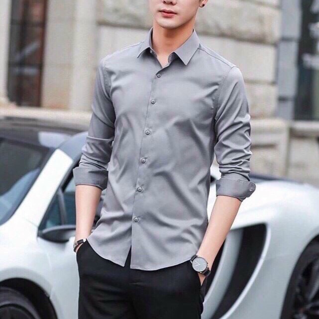 [Hoàn Tiền 15%] áo sơ mi nam cao cấp ,chất liệu lụa mềm mịn,full team mác hàng chuẫn shop (ảnh thật shop chụp ) DIỄM NHI SHOP kv110