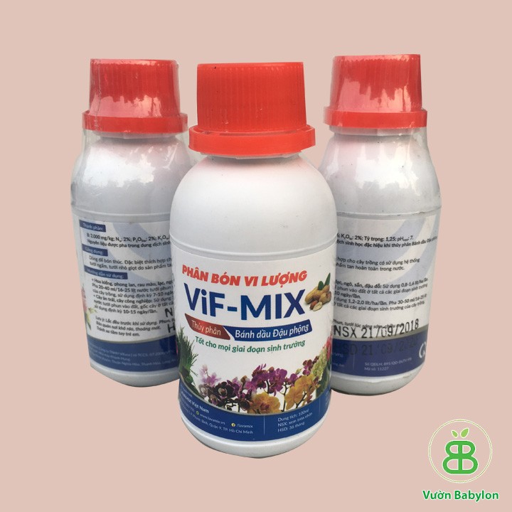 Phân Bánh Dầu Đậu Phộng VIF MIX 100ml
