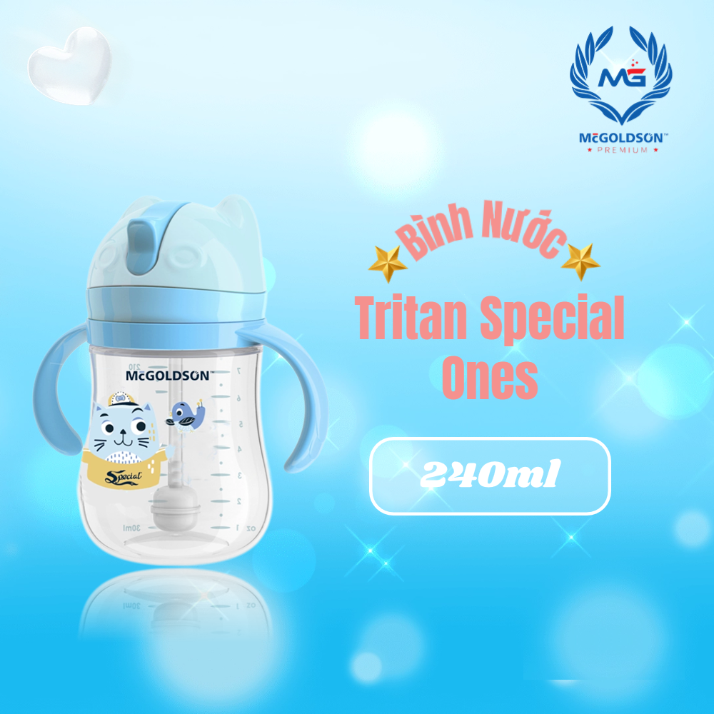{ Combo 2 bình } Bình nước Tritan 240ml McGOLDSON