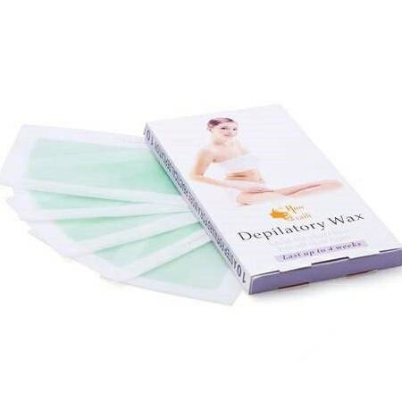 Hộp 10 Miếng Wax Lông Lạnh Depilatory