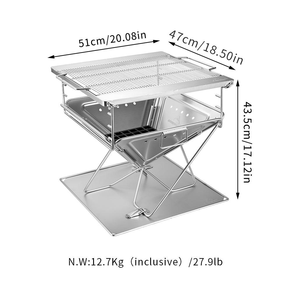 [HCM]Bếp nướng dã ngoại xếp gọn Campingmoon MT-055