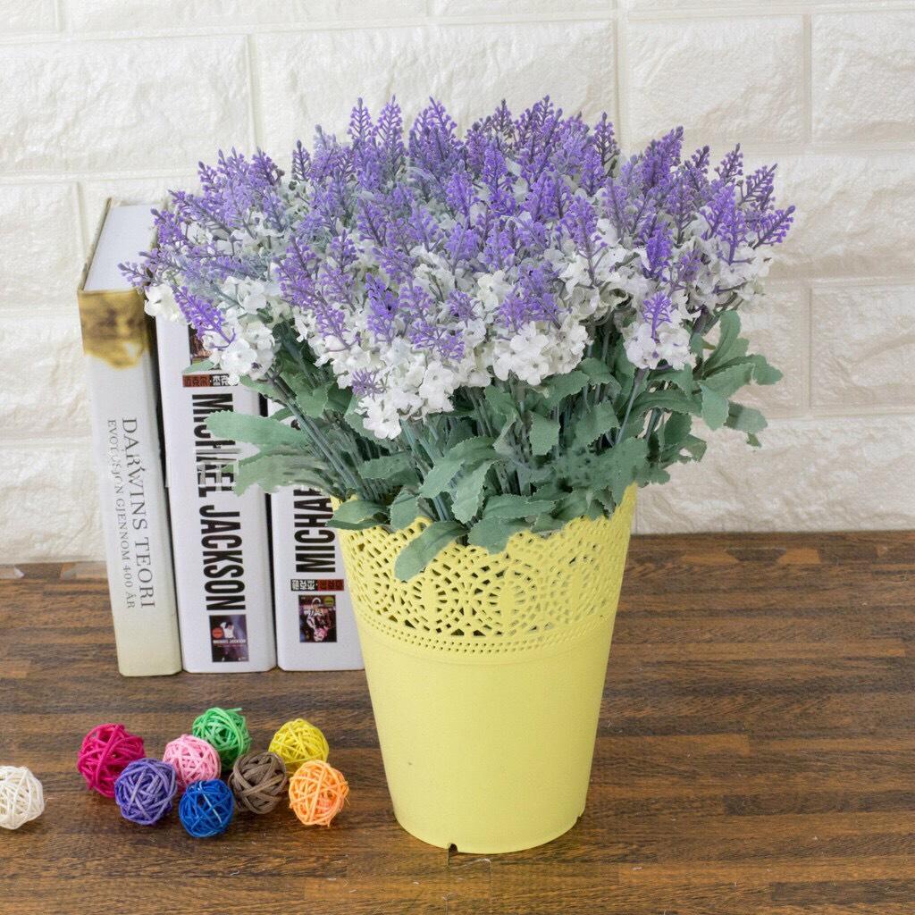 Nhánh hoa lavender trang trí siêu đẹp - Hoa lụa giả cao cấp
