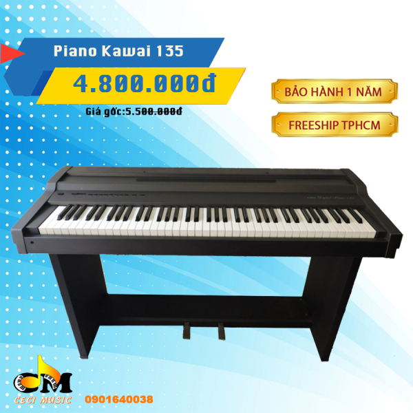 Đàn Piano Điện Kawai 135 Like new 90%. Bảo hành 1 năm.