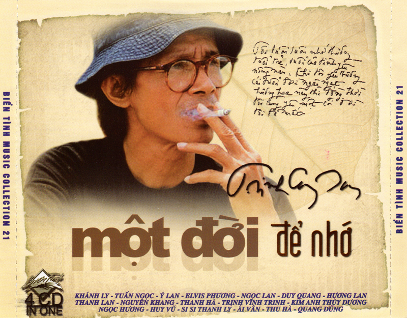 [MDCD] Đĩa CD Nhạc Trịnh Công Sơn - Một Đời Để Nhớ - 4 CD