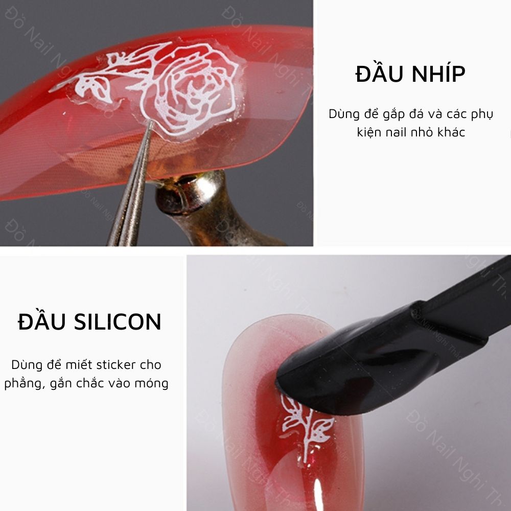 Nhíp gắp đá nail