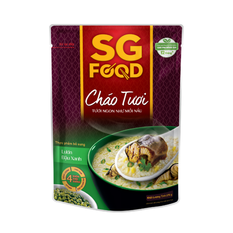 Cháo tươi lươn đậu xanh SGFood 240gr