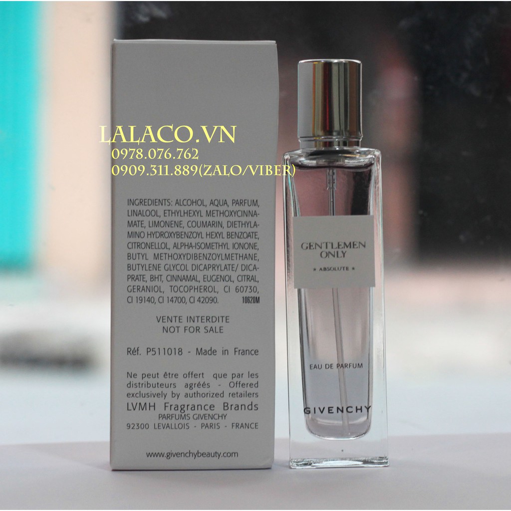 [HCM]Nước hoa Nam Givenchy Gentlemen Only Absolute 15ml