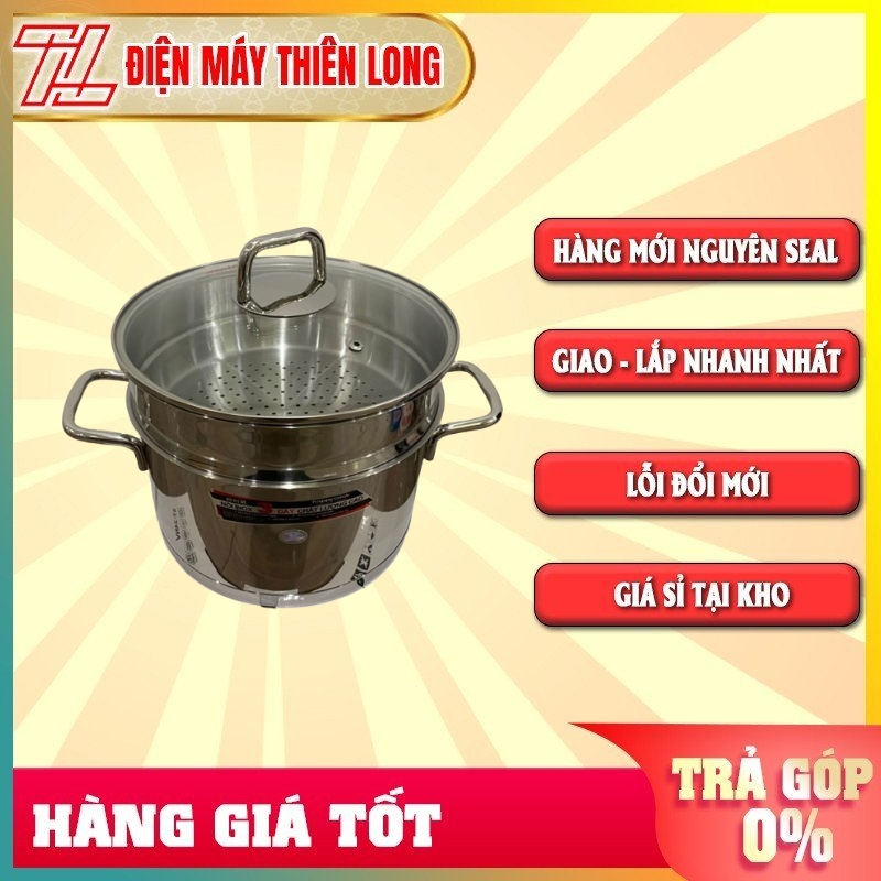 Bộ nồi xửng hấp happy cook st-24nv