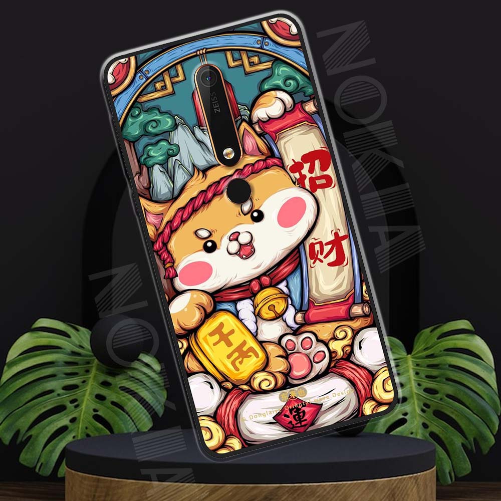 Ốp lưng nokia 6.1, nokia 6 mẫu bst con giáp tpu