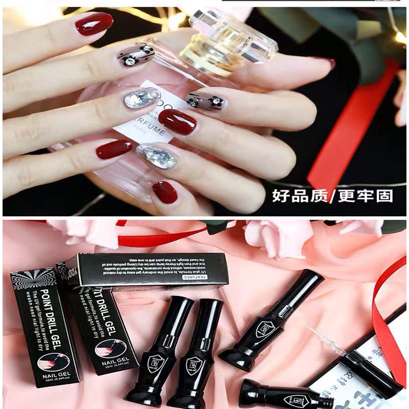 Bút nhả gel đính đá MOON NAIL