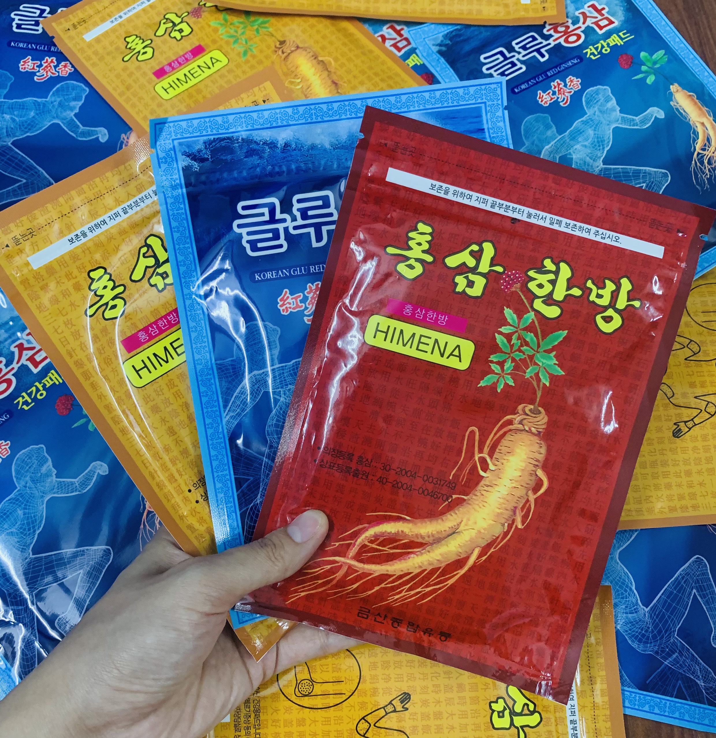 CAO DÁN HỒNG SÂM HÀN QUỐC BỊCH 20 MIẾNG