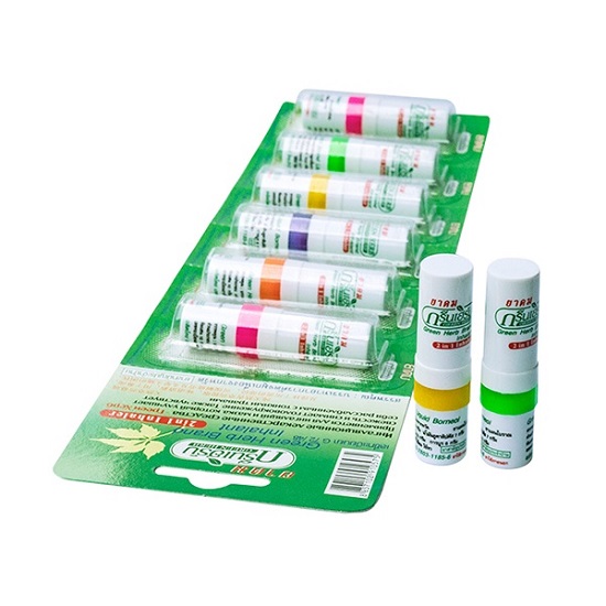 Ống hít thông mũi Green Herb Thái Lan