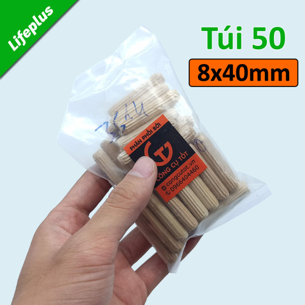 Chốt gỗ Tần Bì túi 50 con dài 40mm