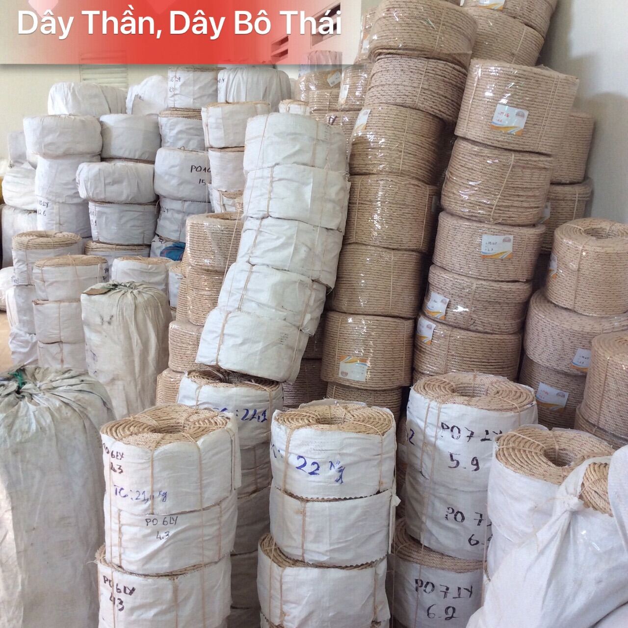 10m Dây bô Thái, dây thừng PP bền chắc
