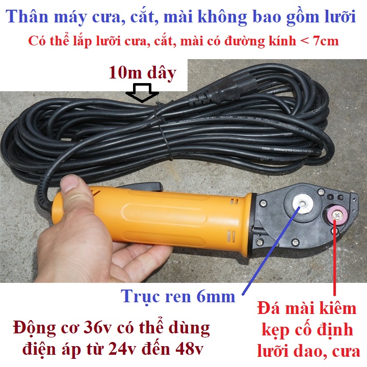 [HCM]Máy khoan cưa cắt mài DIY điện áp DC12V 24v 36v48v