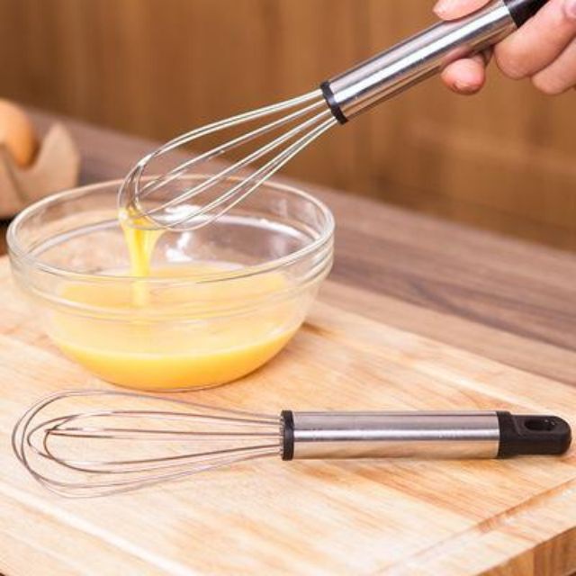 Cây đánh trứng thép không gỉ đánh bông trứng tiện dụng h230