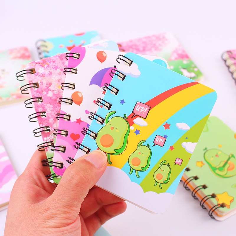 Sổ mini hình quả bơ dễ thương (có dòng kẻ)