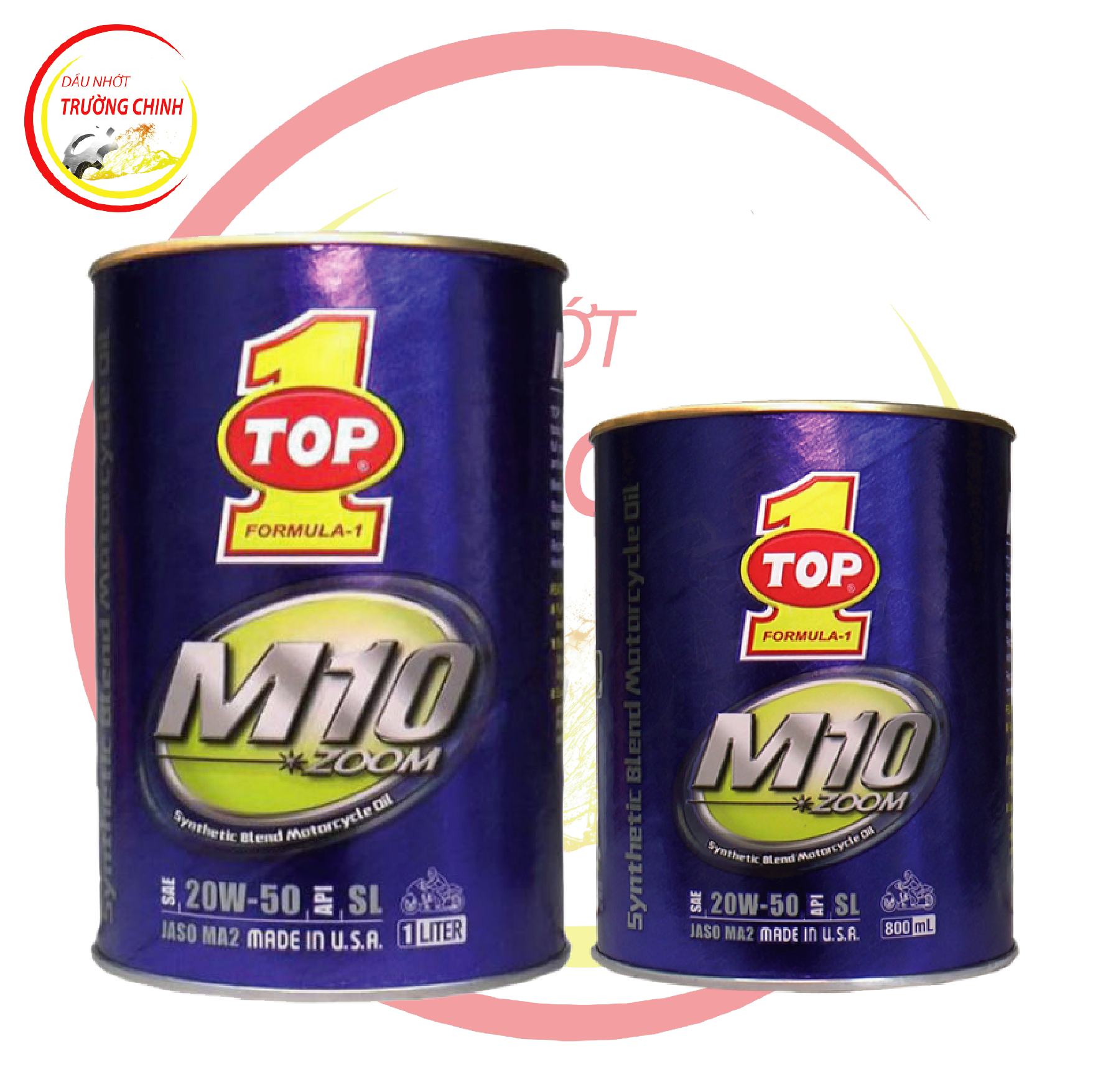 Nhớt Top 1 M10 Zoom 20W50  dành cho xe số